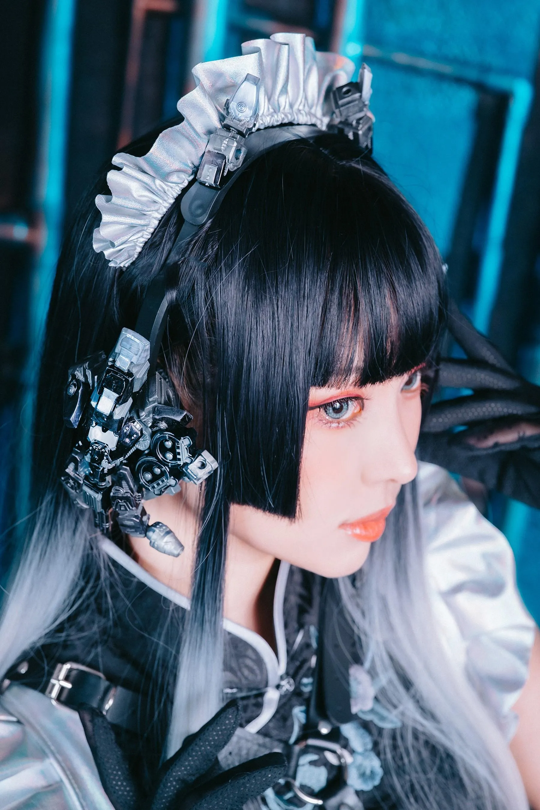 ElyEE子 – NO.117 賽博女僕 Melanite黑榴石 [31P]插图2